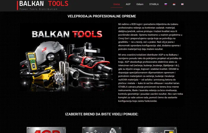 Balkan Tools — Montenegro